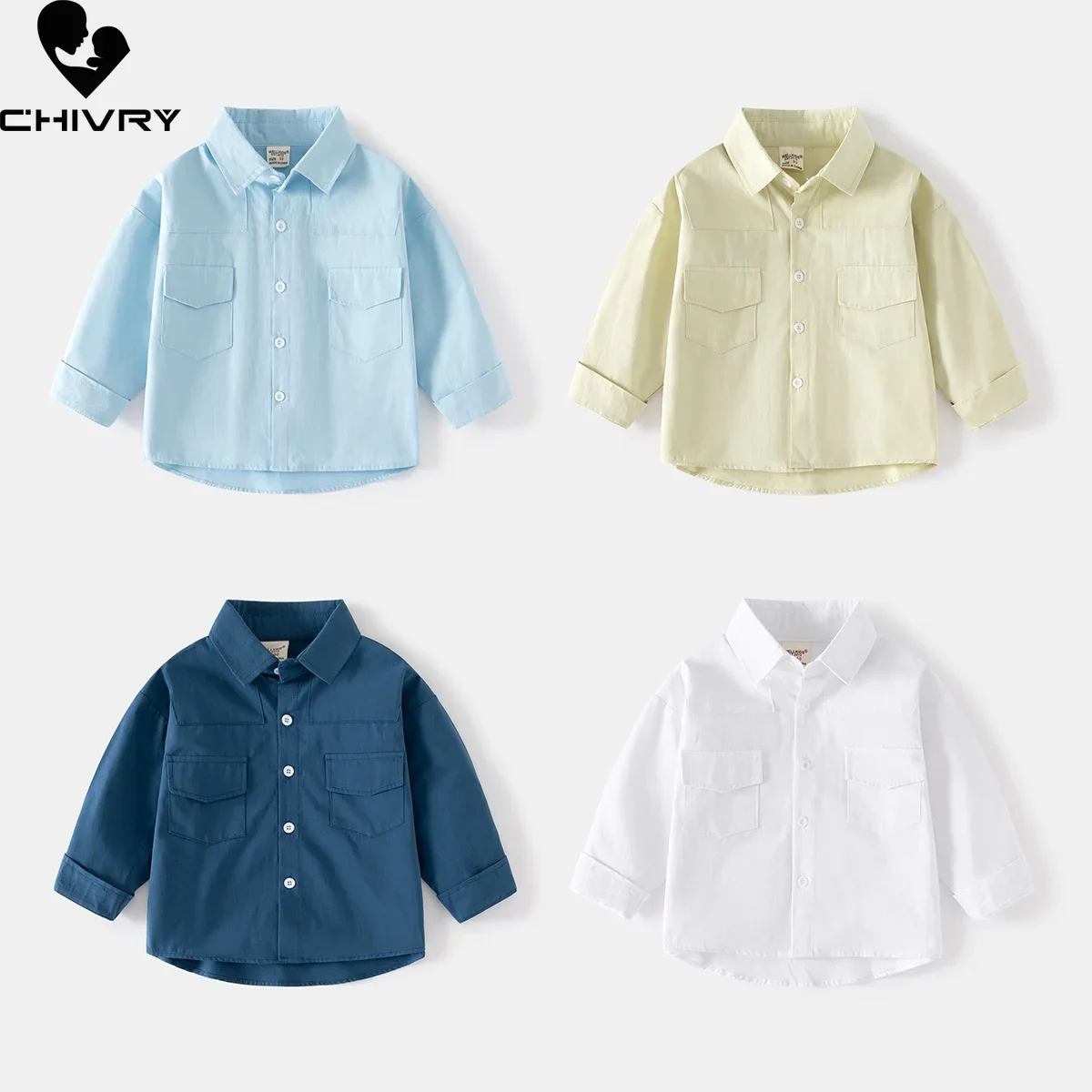 New 2024 Boys Spring Autumn Solid Shirts Kids Fashion Long Sleeve Lapel Blouse Shirt Children Casual Tops Clothing
New 2024 Boys Spring Autumn Solid Shirts Kids Fashion Long Sleeve Lapel Blouse Shirt Children Casual Tops Clothing