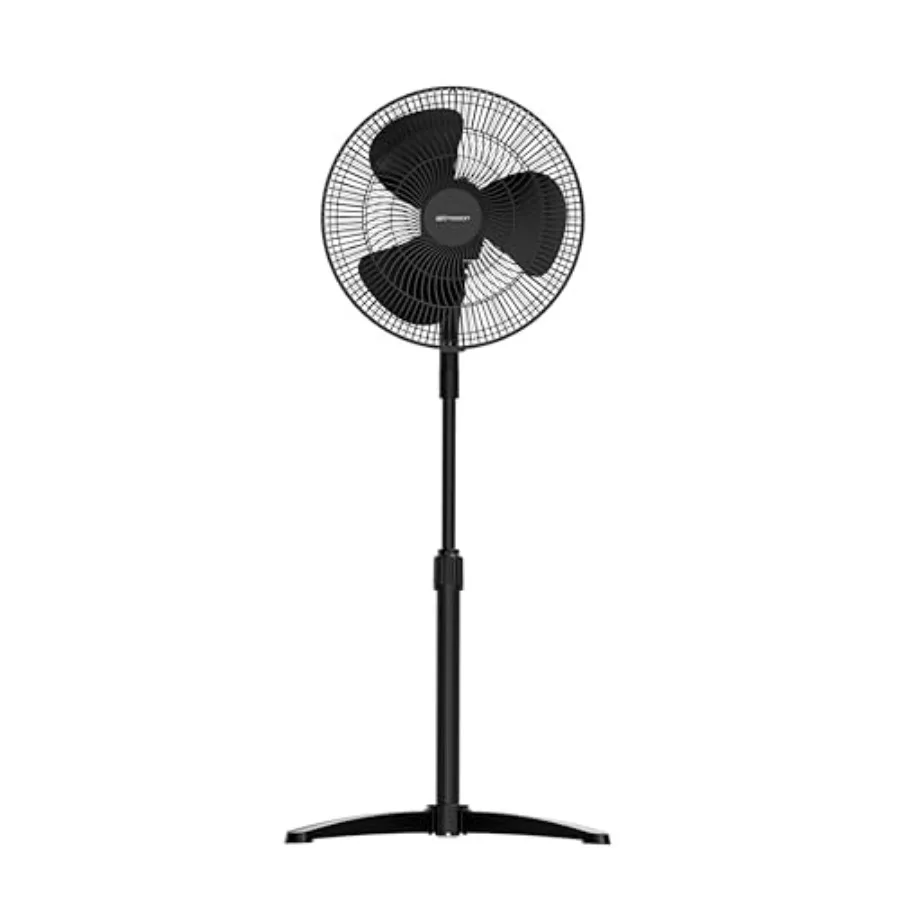 FAO1605-A Portable 85.5 Degree Oscillating Pedestal Fan, 3 Speed Settings with Adjustable Tilt and Height Adjustable from 37.5
FAO1605-A Portable 85.5 Degree Oscillating Pedestal Fan, 3 Speed Settings with Adjustable Tilt and Height Adjustable from 37.5