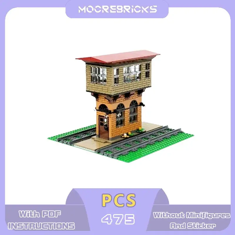 MOC Train Track Layout Switch Control Building Blocks City Street View Modular Railway Dispatch Office Bricks Model Toys Adult
MOC Train Track Layout Switch Control Building Blocks City Street View Modular Railway Dispatch Office Bricks Model Toys Adult