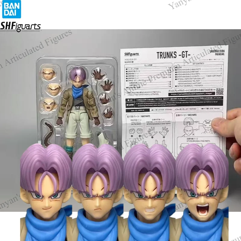 Original Premium Bandai Soul Limited SHF Teen Trunks Dragon Ball GT Movable Anime Figure Collectible Model
Original Premium Bandai Soul Limited SHF Teen Trunks Dragon Ball GT Movable Anime Figure Collectible Model