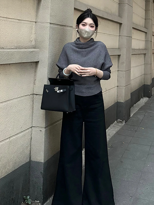 Женский свитер с высоким воротником Sli ey, свободный крой, удобный, в корейском стиле, весна-осень, модный тренд 2025, новинка
Женский свитер с высоким воротником Sli ey, свободный крой, удобный, в корейском стиле, весна-осень, модный тренд 2025, новинка