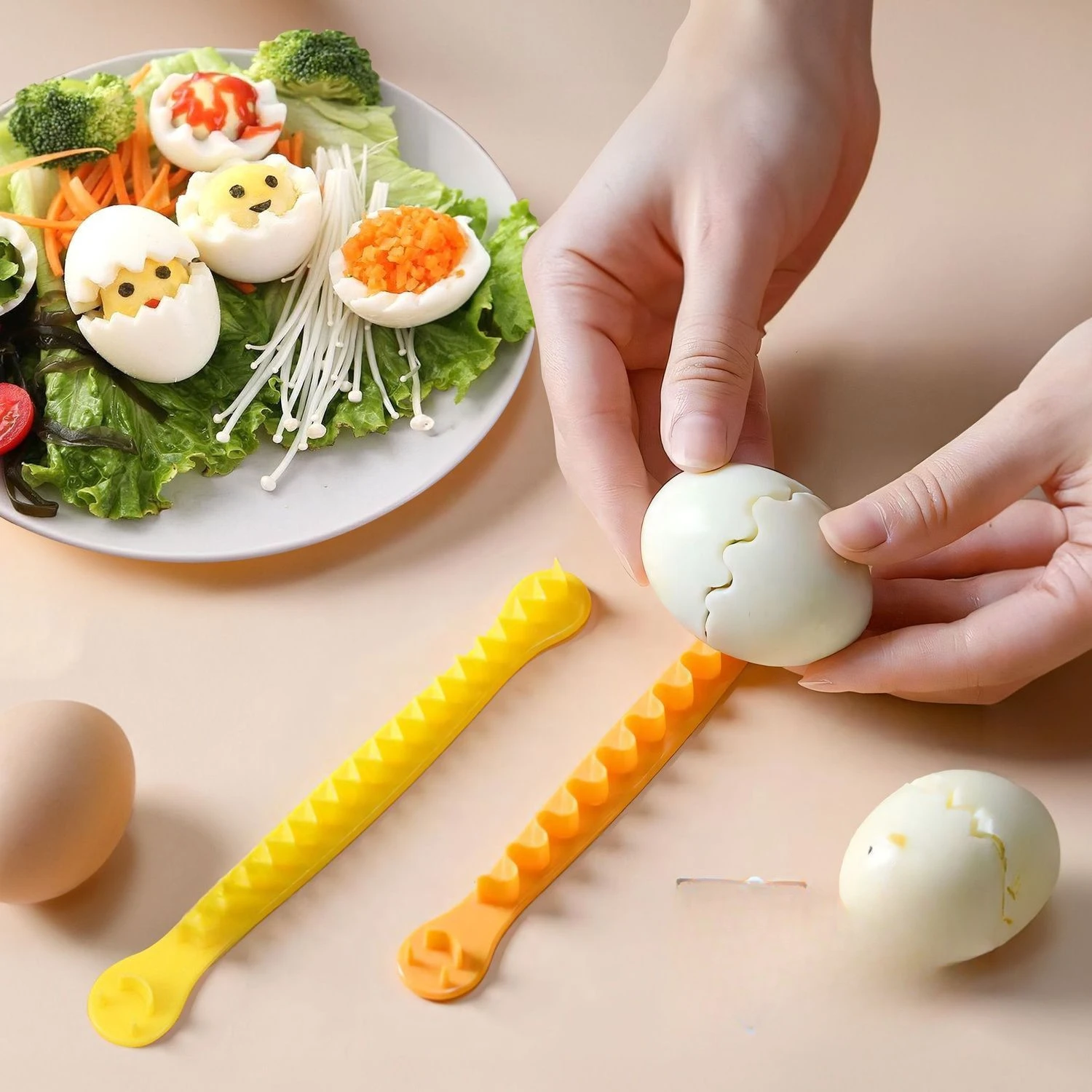Creative Everything: Two Lace Egg Splitting and Cutting Sticks Egg Yolk and Chicken Salad Making Tool Fantastic Chopper Kitchen
Creative Everything: Two Lace Egg Splitting and Cutting Sticks Egg Yolk and Chicken Salad Making Tool Fantastic Chopper Kitchen