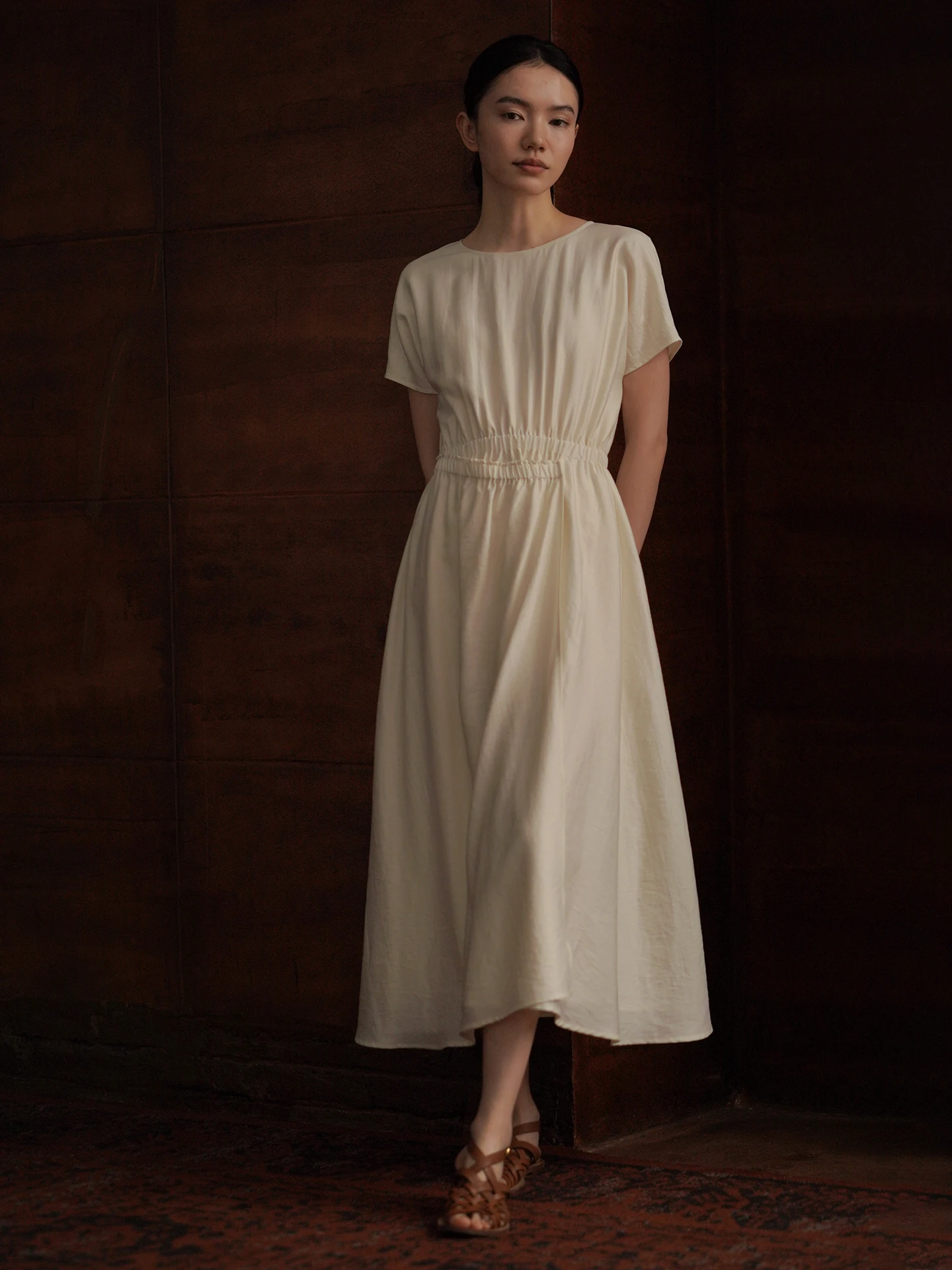 Slimming Effect Wrap around High Waist Elastic Waist round Neck Dress Women's Fashion Spring Summer A-Line Skirt Casual Wear
Slimming Effect Wrap around High Waist Elastic Waist round Neck Dress Women's Fashion Spring Summer A-Line Skirt Casual Wear