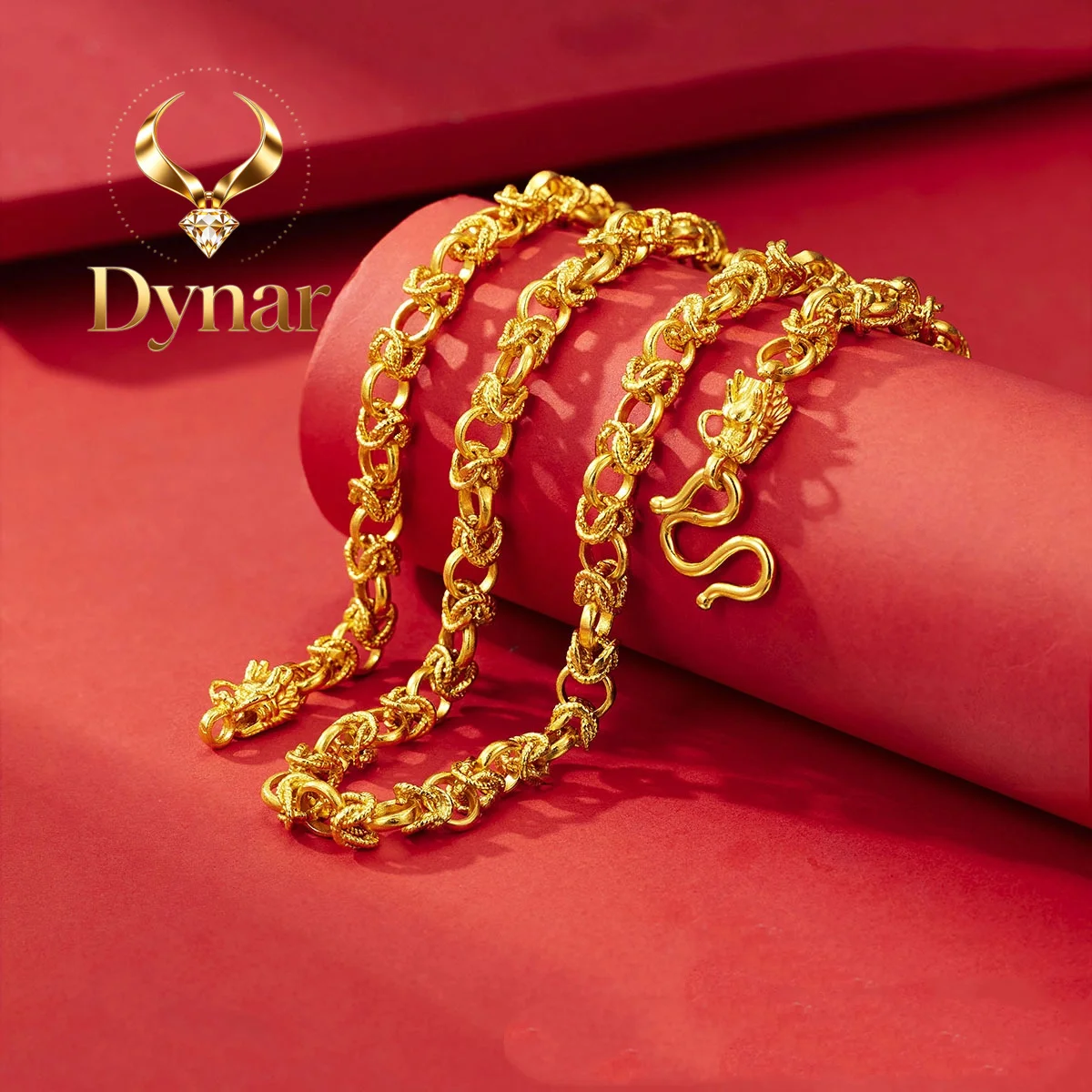 Dynar Jewelry Gold Store launches 9999 24K pure gold faucet series bracelet necklace men's faucet twist chain domineering kee
Dynar Jewelry Gold Store launches 9999 24K pure gold faucet series bracelet necklace men's faucet twist chain domineering kee