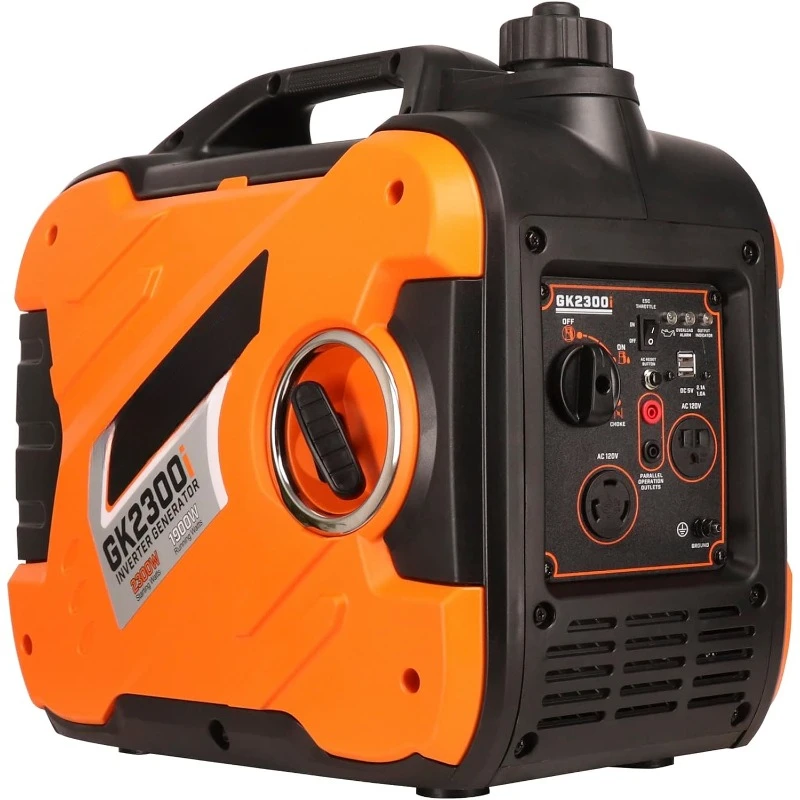 GENKINS 2300 Watt Portable Inverter Generator Ultra Quiet Gas Powered RV Ready CARB EPA Complied Ship to 50 States & Puerto Rico
GENKINS 2300 Watt Portable Inverter Generator Ultra Quiet Gas Powered RV Ready CARB EPA Complied Ship to 50 States & Puerto Rico