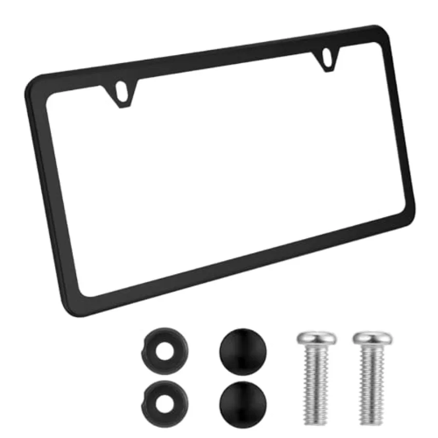 License Plate Frames Stainless Steel License Plate Two Hole Slim Version Licenses Plates Frame Flat Licenses Plates Holder with
License Plate Frames Stainless Steel License Plate Two Hole Slim Version Licenses Plates Frame Flat Licenses Plates Holder with