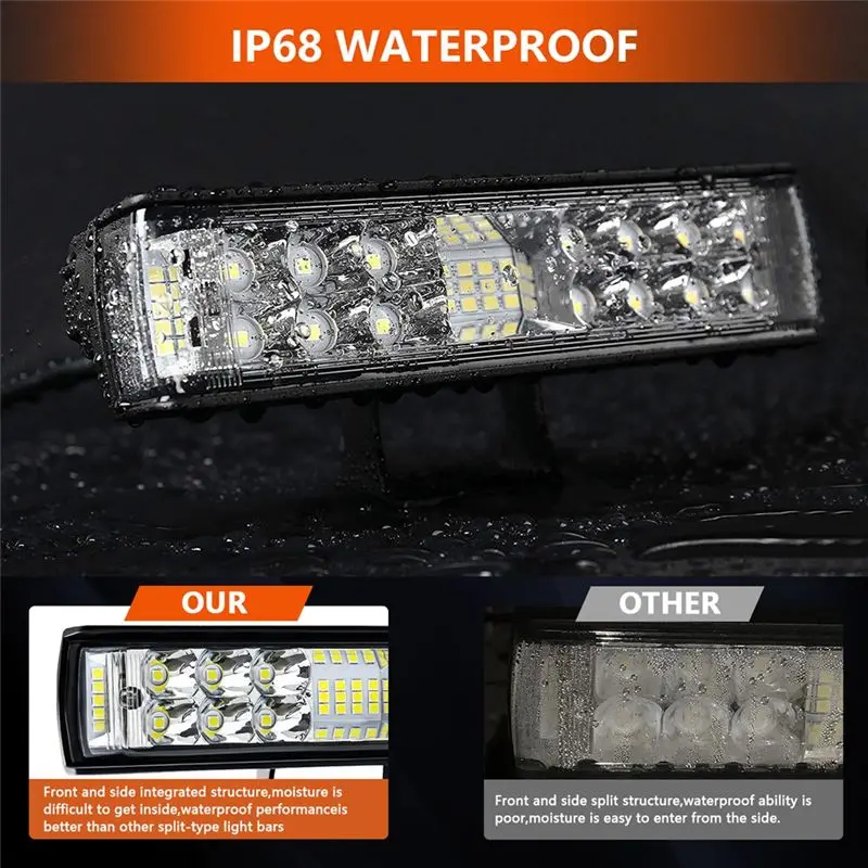 LED Light Bar 6 Inch 60W 6000LM LED Fog Light for Truck ATV Boat-2PCS Main in Car Light
LED Light Bar 6 Inch 60W 6000LM LED Fog Light for Truck ATV Boat-2PCS Main in Car Light