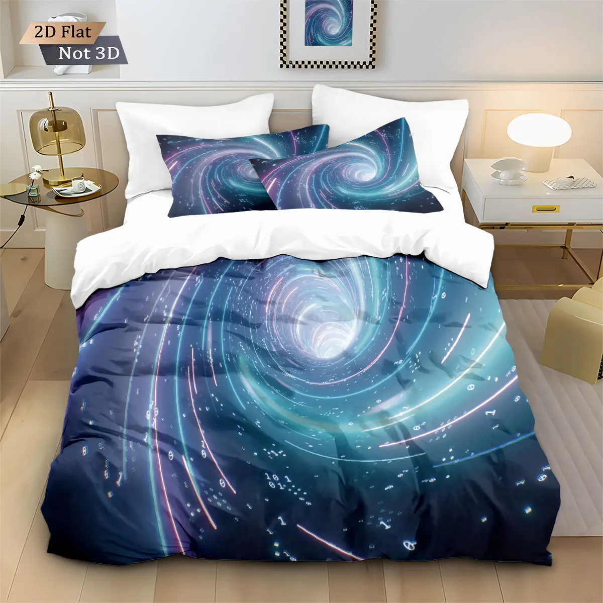 2/3pcs bedding set Digital Print Comfortable Duvet Cover for Home Bedroom Decoration, 1 Duvet Cover and 2pillowcase with Zippers
2/3pcs bedding set Digital Print Comfortable Duvet Cover for Home Bedroom Decoration, 1 Duvet Cover and 2pillowcase with Zippers