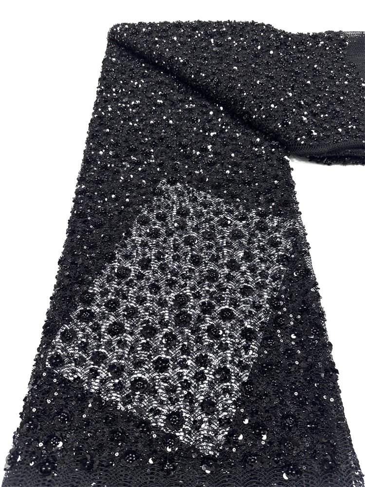 SJ Lace African Sequins Lace Fabrics Fashion Nigerian Embroidery Beaded Mesh Lace Fabric High Quality For Sewing Cloth Party
SJ Lace African Sequins Lace Fabrics Fashion Nigerian Embroidery Beaded Mesh Lace Fabric High Quality For Sewing Cloth Party