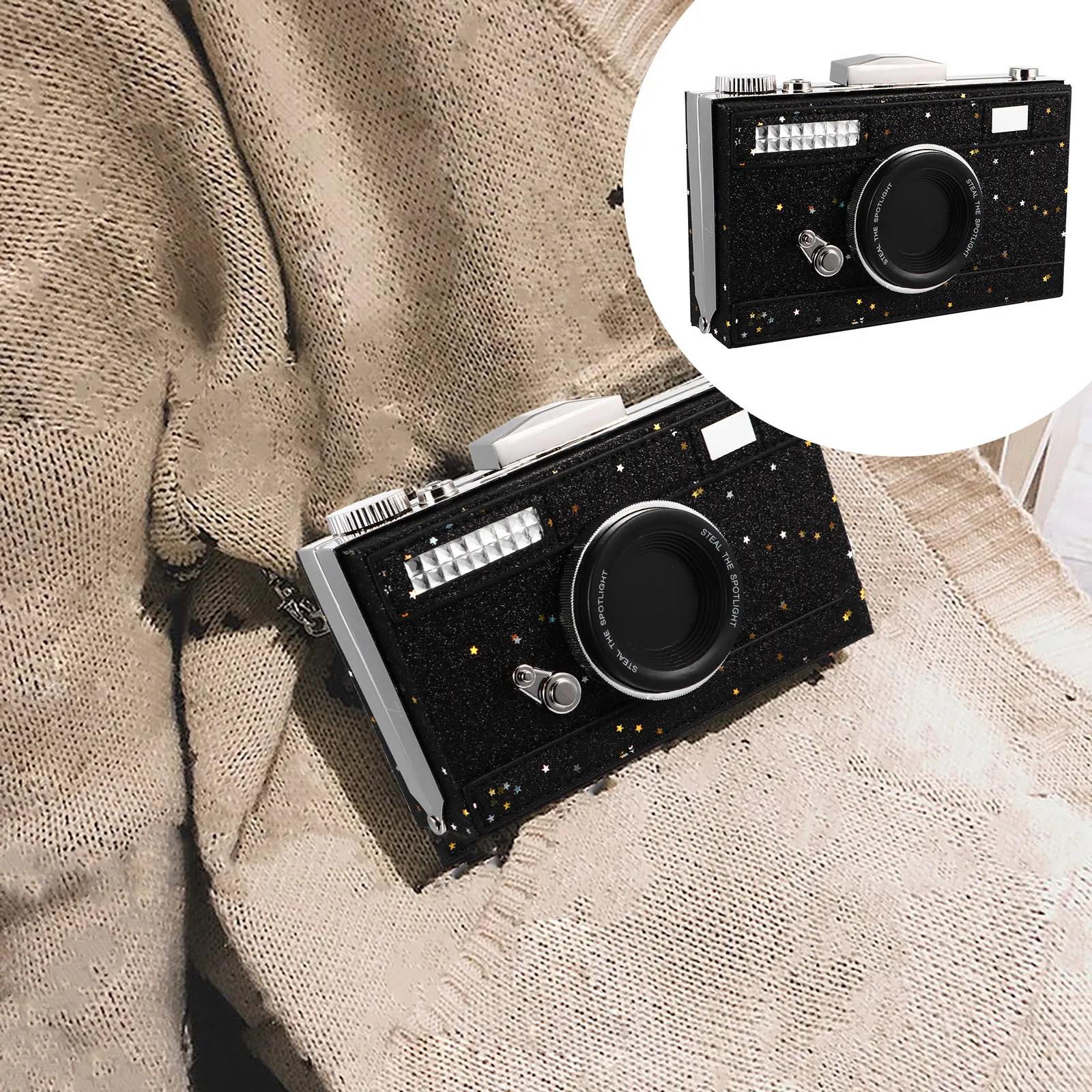 1 шт. женская сумка через плечо в форме камеры, из искусственной кожи, элегантный квадратный дизайн, изысканное исполнение, для повседневного использования, школы, работы, шопинга
1 шт. женская сумка через плечо в форме камеры, из искусственной кожи, элегантный квадратный дизайн, изысканное исполнение, для повседневного использования, школы, работы, шопинга