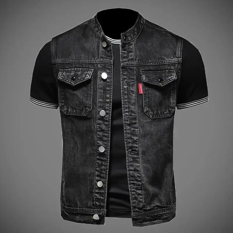 2024 New Men's Retro Faion Denim Jaet Motorcycle Vest f High Collar Youth Trend Spring Workwear Special Wide Fit
2024 New Men's Retro Faion Denim Jaet Motorcycle Vest f High Collar Youth Trend Spring Workwear Special Wide Fit