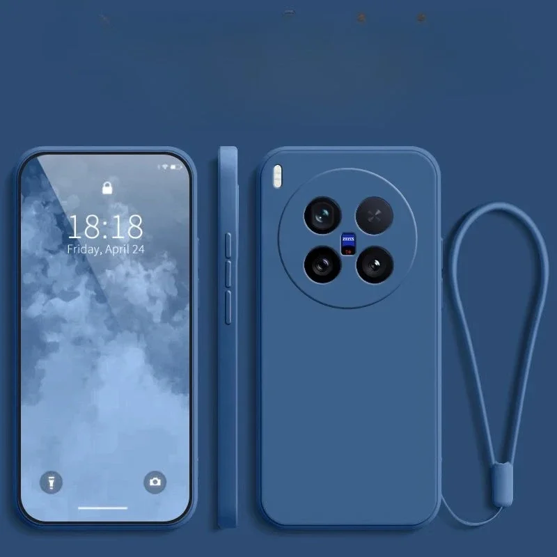 Fashion Skin Feel Liquid Silicone Case For VIVO X300 Ultra X300 Pro X200 FE Anti-lost Wrist Strap Camera Full-pack Protect Cover
Fashion Skin Feel Liquid Silicone Case For VIVO X300 Ultra X300 Pro X200 FE Anti-lost Wrist Strap Camera Full-pack Protect Cover