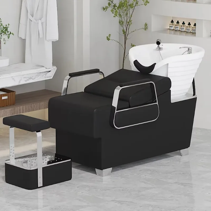 Fashion Luxury Shampoo Bed Simple Unique Modern Delicacy Shampoo Recliner Nordic Ergonomic Cadeira De Barbearia Salon Furniture
Fashion Luxury Shampoo Bed Simple Unique Modern Delicacy Shampoo Recliner Nordic Ergonomic Cadeira De Barbearia Salon Furniture