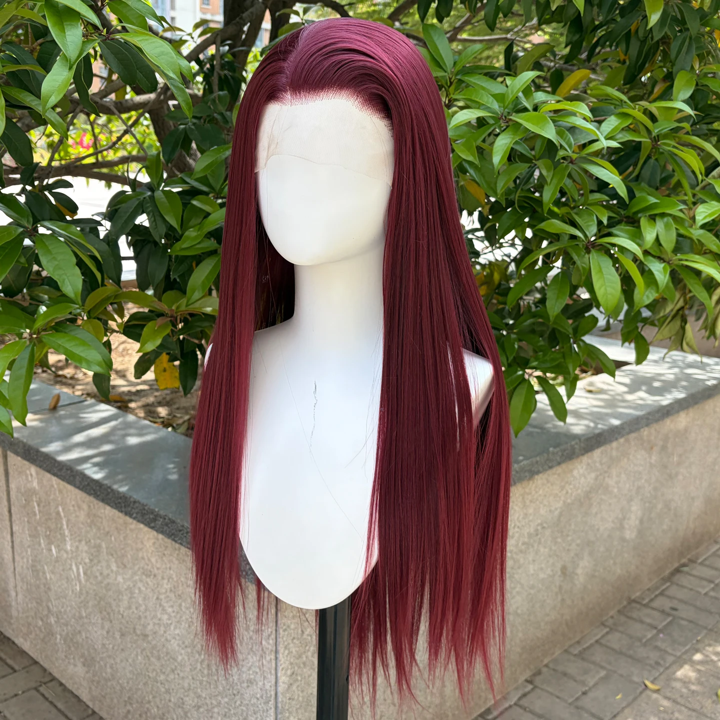 Burgundy Red Straight Synthetic 13X4 Lace Front Wigs for Women 26inch Heat Resistant Glueless Lace Wigs Synthetic Lace Wig
Burgundy Red Straight Synthetic 13X4 Lace Front Wigs for Women 26inch Heat Resistant Glueless Lace Wigs Synthetic Lace Wig
