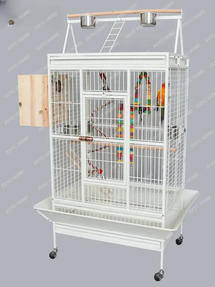 Luxury Villa Parrot Cage Extra Large Large Space Bird Cage Advanced High-End Breeding Cage
Luxury Villa Parrot Cage Extra Large Large Space Bird Cage Advanced High-End Breeding Cage