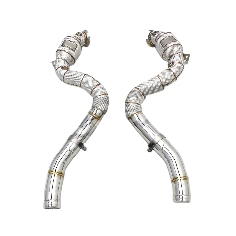 Yooking Stainless Steel Downpipe Exhaust System For Mercedes-Benz E63/E63S/GTC/GT-C AMG W213 4.0TT 2014-2022
Yooking Stainless Steel Downpipe Exhaust System For Mercedes-Benz E63/E63S/GTC/GT-C AMG W213 4.0TT 2014-2022