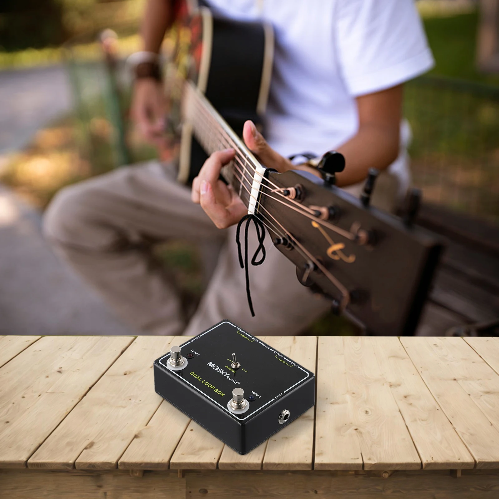 120x95x34mm Effects Loop Switcher Versatile Guitar Effects Pedal Tuner Output Aluminium Enclosure Maximum Output 1000mA
120x95x34mm Effects Loop Switcher Versatile Guitar Effects Pedal Tuner Output Aluminium Enclosure Maximum Output 1000mA