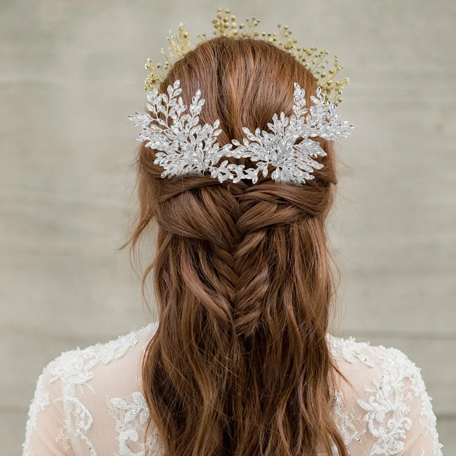 Bridal Wedding Hair Comb Handmade Silver Rhinestone Layered Crystal Hair Clip Comb Bridal Hairpiece for Brides
Bridal Wedding Hair Comb Handmade Silver Rhinestone Layered Crystal Hair Clip Comb Bridal Hairpiece for Brides