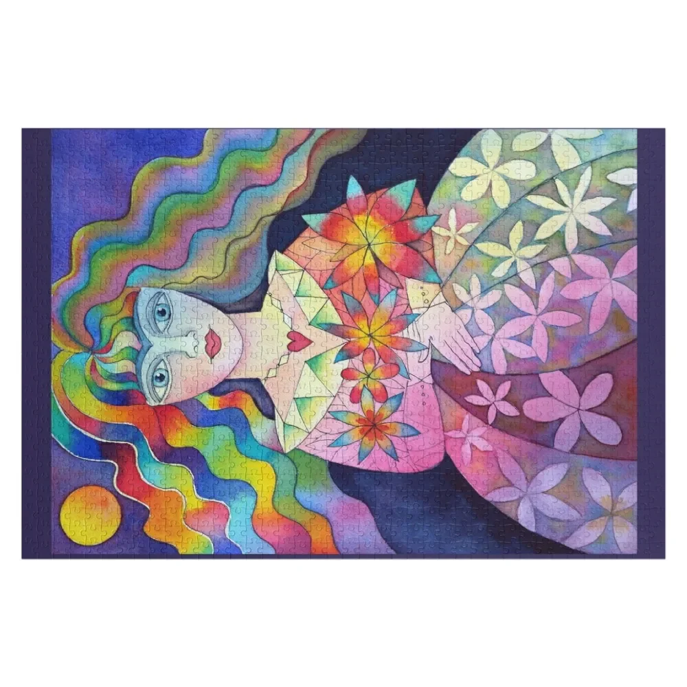 Flower girl with rainbow hair Jigsaw Puzzle Wood Name Customizeds For Kids Puzzle
Flower girl with rainbow hair Jigsaw Puzzle Wood Name Customizeds For Kids Puzzle