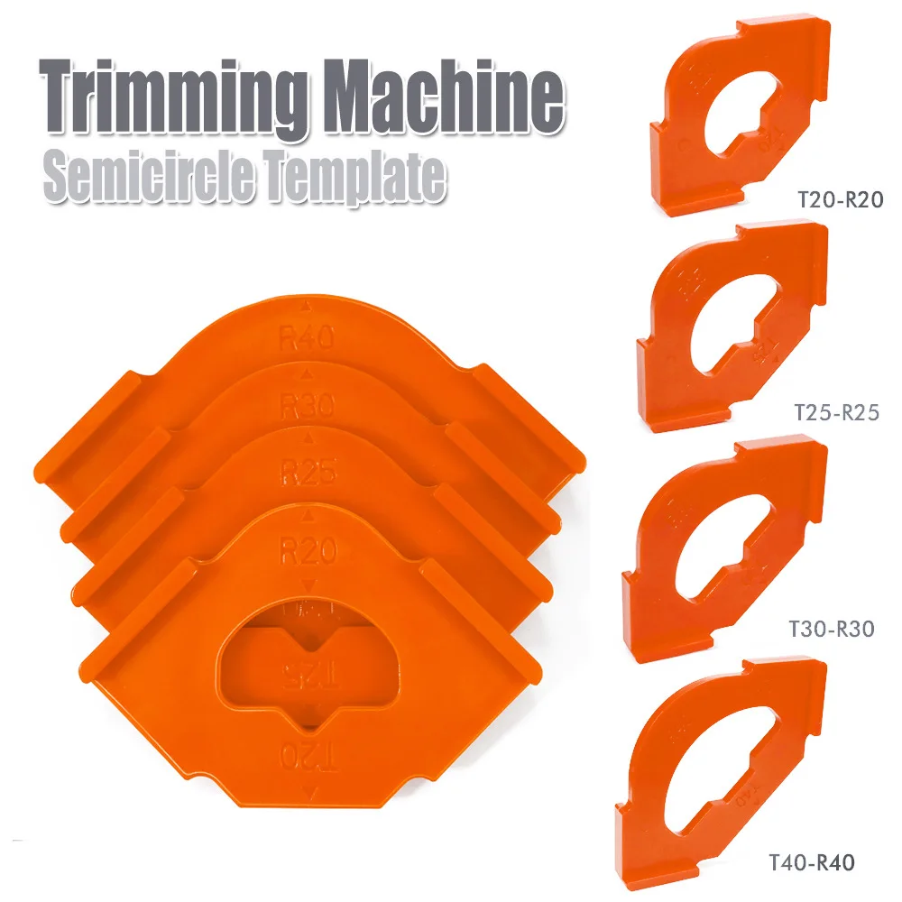 4-piece Set of Woodworking Semi-round Corner Quick Locators for Straight, Bevel, R-corner, and Arc
4-piece Set of Woodworking Semi-round Corner Quick Locators for Straight, Bevel, R-corner, and Arc