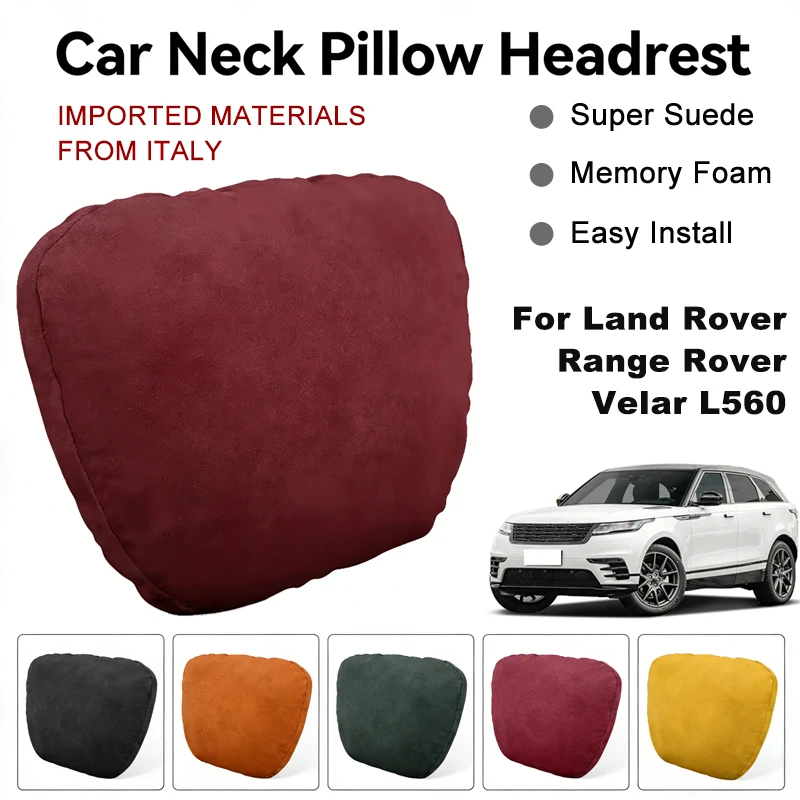 Italy Suede Car Neck Rest Pillow For Land Rover Range Rover Velar L560 Seat Head Neck Support Cushion Auto Interior Accessories
Italy Suede Car Neck Rest Pillow For Land Rover Range Rover Velar L560 Seat Head Neck Support Cushion Auto Interior Accessories
