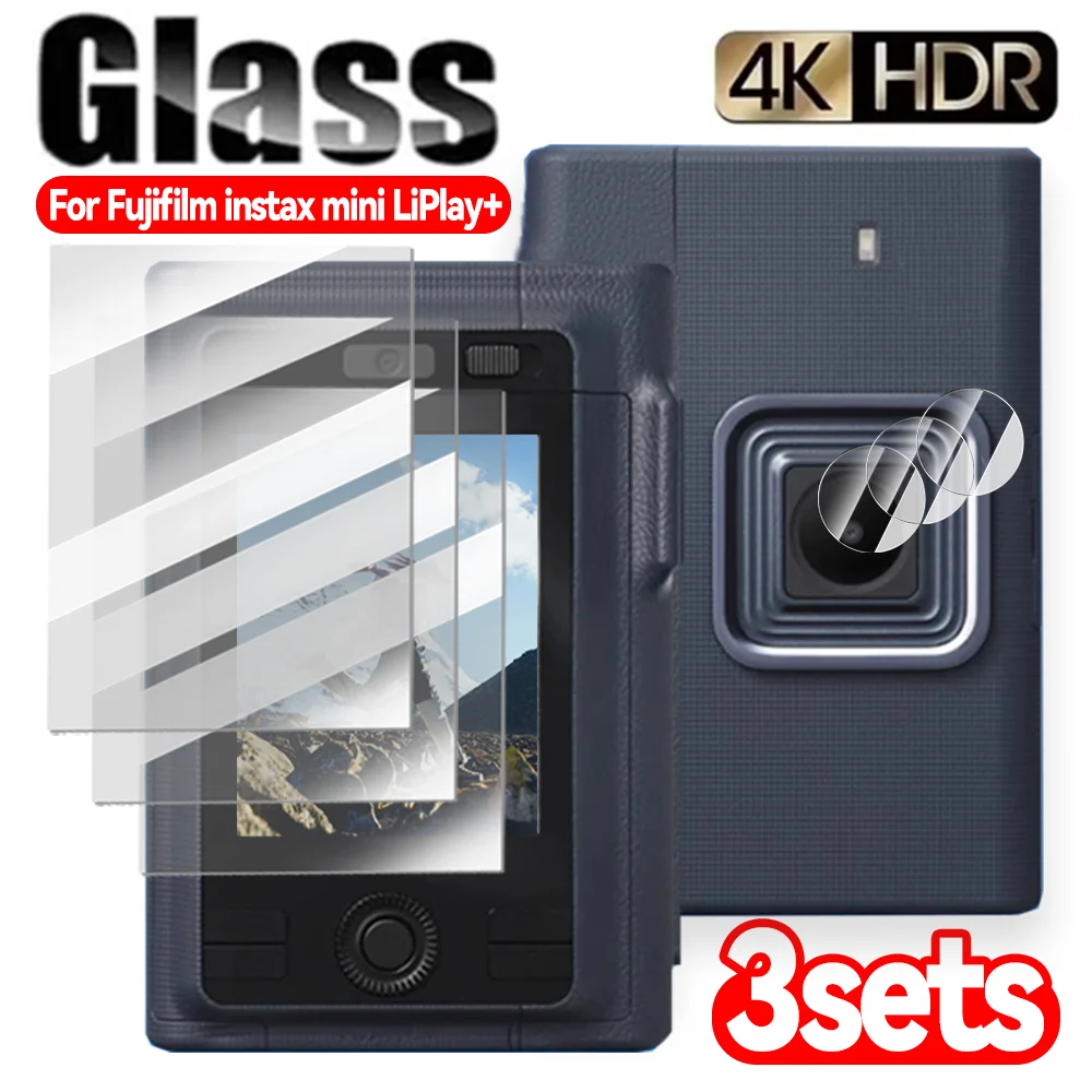 3-1set Tempered Glass Screen Protector&Lens Protector for Fujifilm Instax Mini LiPlay Plus HD Clear Anti-scratch Protective Film
3-1set Tempered Glass Screen Protector&Lens Protector for Fujifilm Instax Mini LiPlay Plus HD Clear Anti-scratch Protective Film