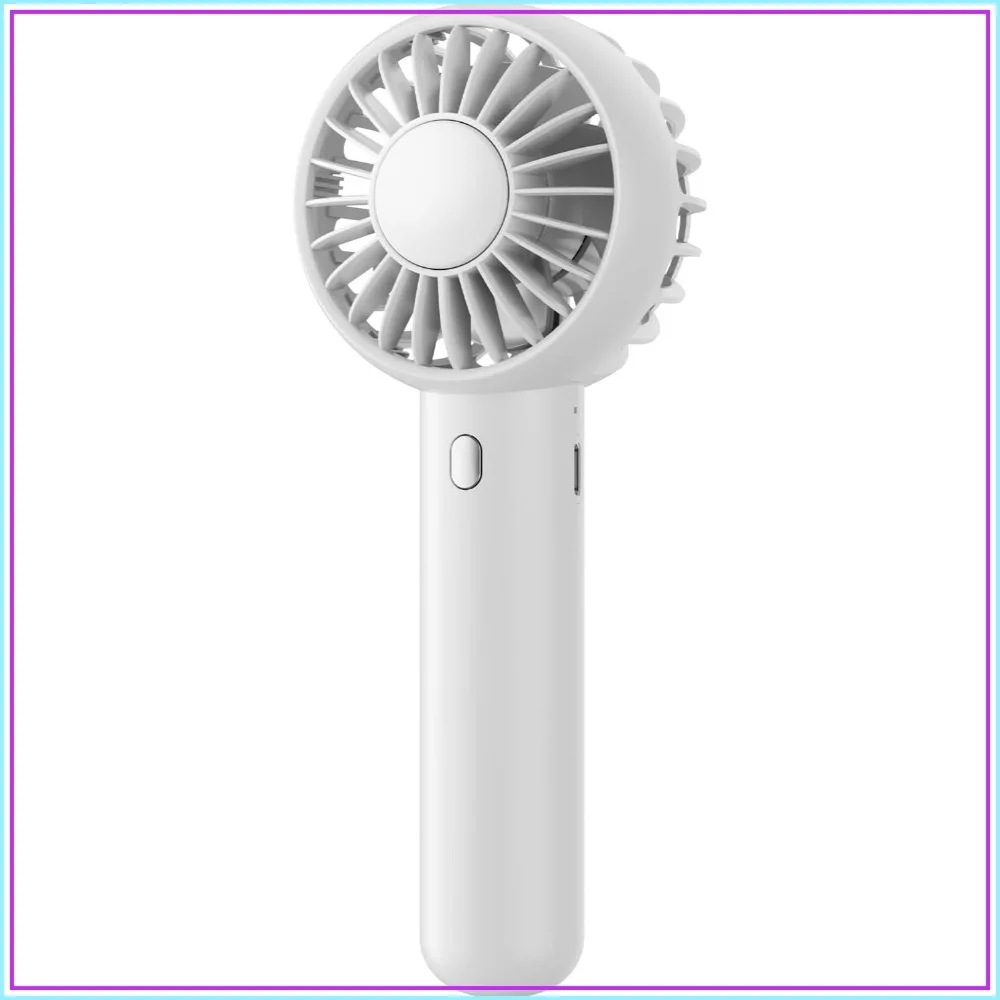 Mini Portable Fan, 3 Speeds, Handheld & Desktop, USB Rechargeable, Lightweight for Travel, White
Mini Portable Fan, 3 Speeds, Handheld & Desktop, USB Rechargeable, Lightweight for Travel, White