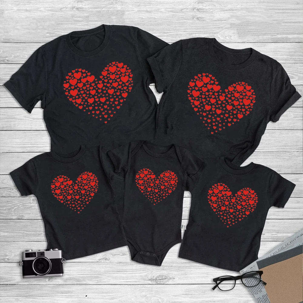Simple Love Printed Family Matching Shirts Casual Fashion Short Sleeve Dad Mom and Me Family Look Outfits Summer Clothes
Simple Love Printed Family Matching Shirts Casual Fashion Short Sleeve Dad Mom and Me Family Look Outfits Summer Clothes