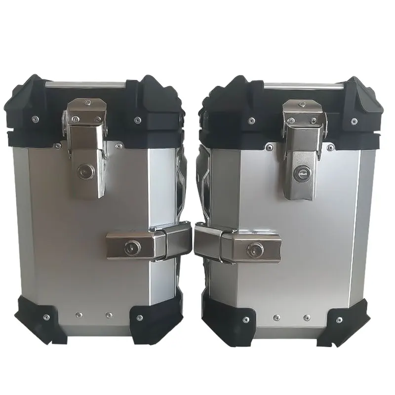 High Quality 38L Other Motorcycle Accessories Alloy Aluminum Motorcycle Side Luggage Box
High Quality 38L Other Motorcycle Accessories Alloy Aluminum Motorcycle Side Luggage Box