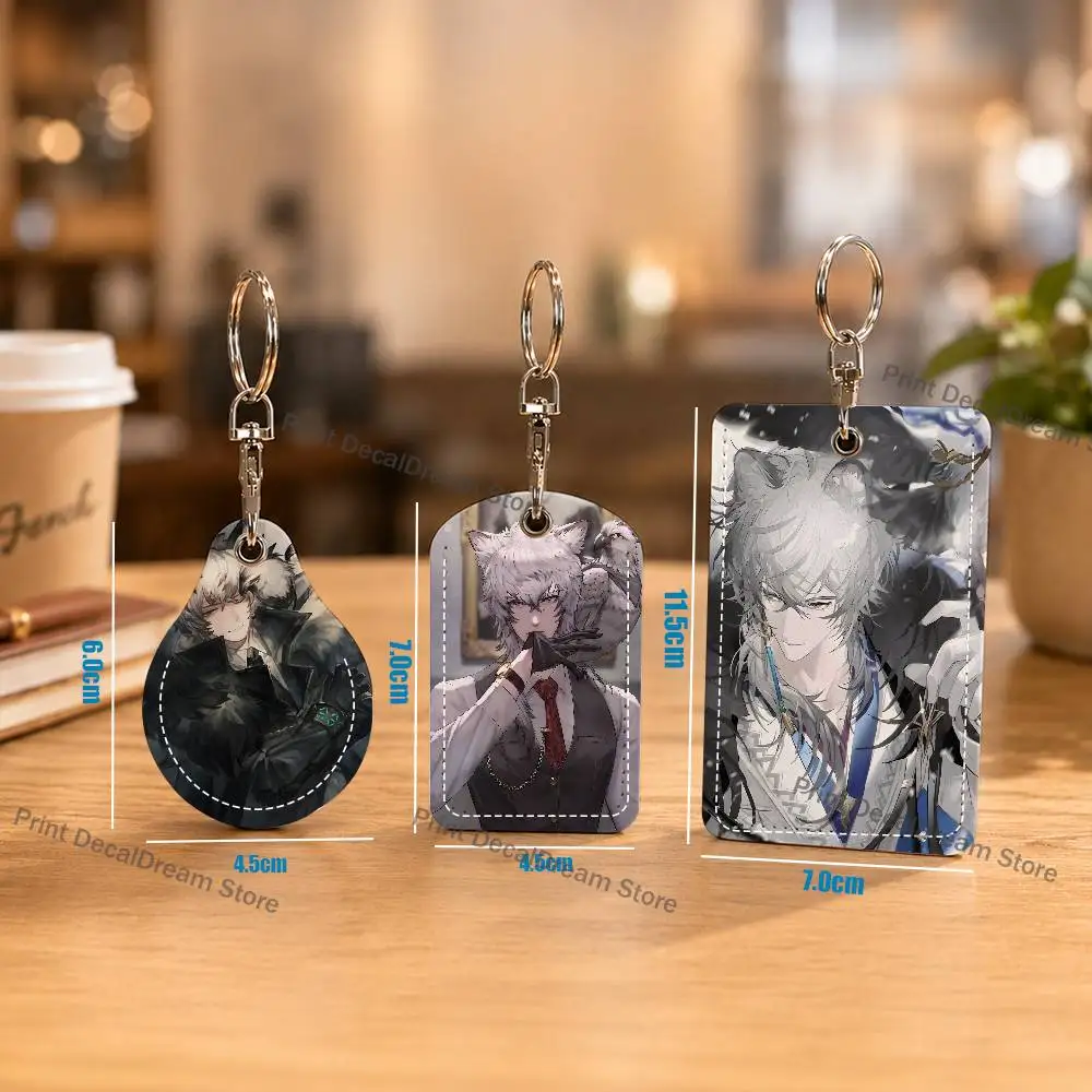 A-Arknights SilverAsh PU Leather Card Holder Keychain Key Ring Door Lock Access Tag ID Access Card Air Tag Case Keychain Card
A-Arknights SilverAsh PU Leather Card Holder Keychain Key Ring Door Lock Access Tag ID Access Card Air Tag Case Keychain Card