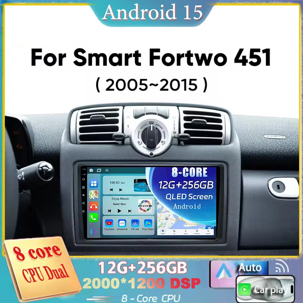 Для Mercedes Benz Smart Fortwo 451 2005-2015
Для Mercedes Benz Smart Fortwo 451 2005-2015