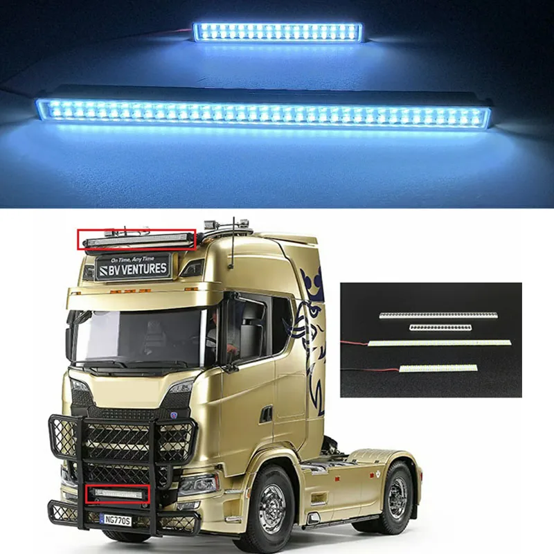 High Brightness LED Light The Long Light Strip Has 74 LEDs for 1/14 Tamiya RC Truck Volvo SCANIA 4*2 DIY Spotlight Modification
High Brightness LED Light The Long Light Strip Has 74 LEDs for 1/14 Tamiya RC Truck Volvo SCANIA 4*2 DIY Spotlight Modification