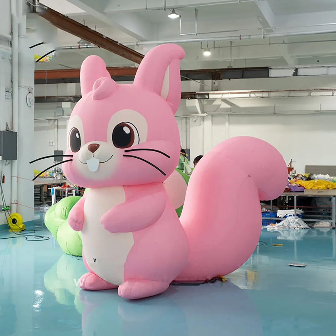 Гигантская надувная белка с белым светом, воздушный удар, мультяшный талисман с животными, уличный декоративный реквизит для рекламы событий
Гигантская надувная белка с белым светом, воздушный удар, мультяшный талисман с животными, уличный декоративный реквизит для рекламы событий