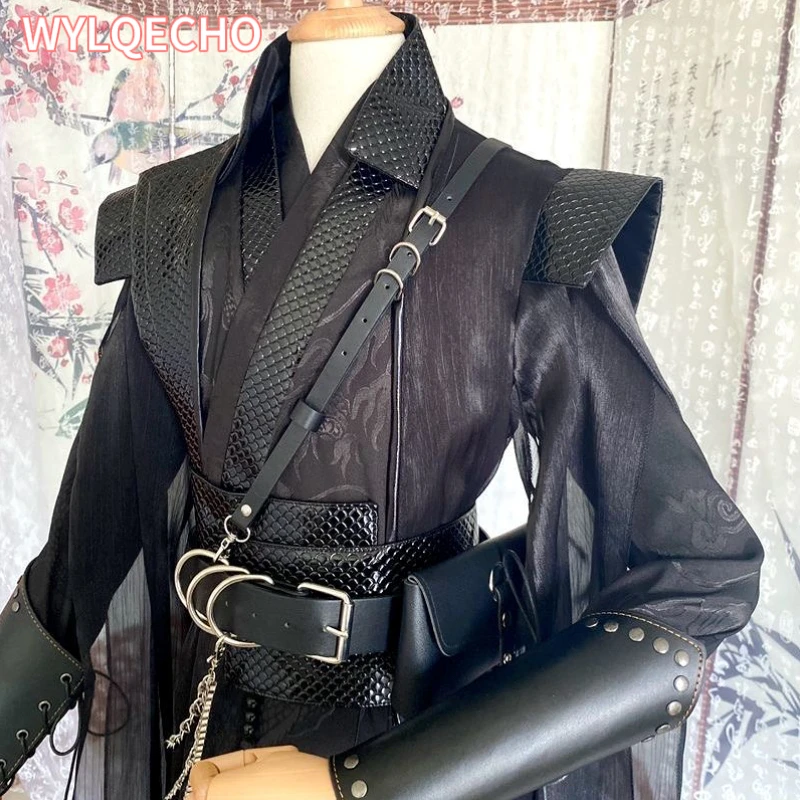 Customized Vintage Gothic Male Carnival Cosplay Costume Oversized Chinese Traditional Hanfu Black Sets Large Size 5XL For Men
Customized Vintage Gothic Male Carnival Cosplay Costume Oversized Chinese Traditional Hanfu Black Sets Large Size 5XL For Men