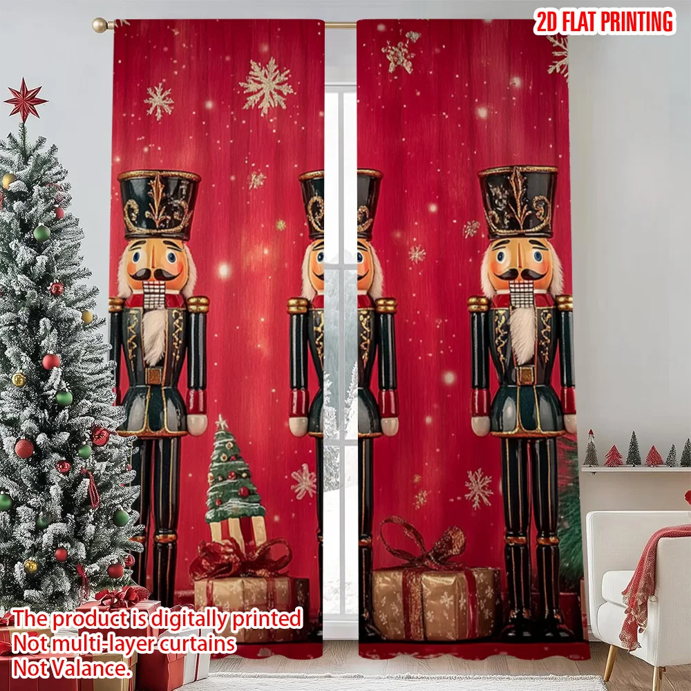 2pcs 2D flat printing Merry Christmas Popular Curtain Nut decomposer soldiers and Christmas trees Machine Washable Polyester
2pcs 2D flat printing Merry Christmas Popular Curtain Nut decomposer soldiers and Christmas trees Machine Washable Polyester