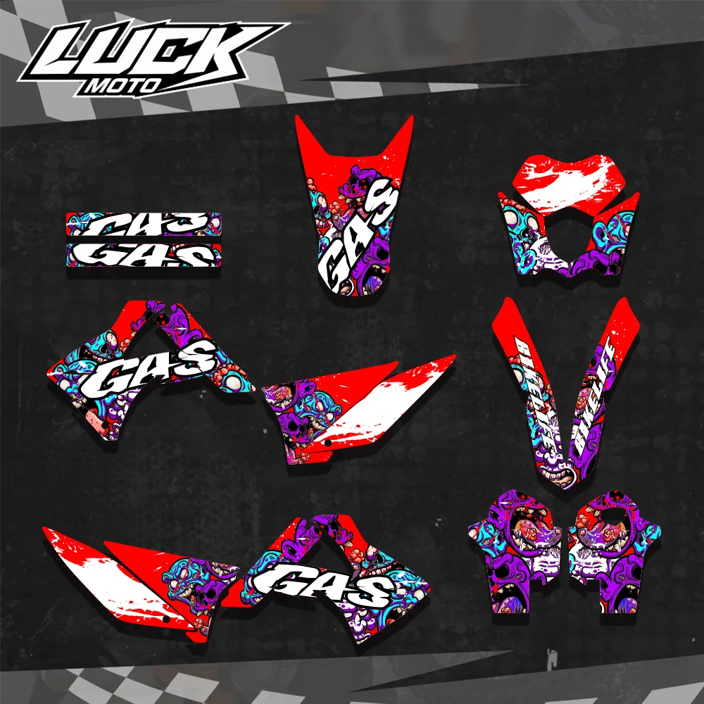 LUCKMOTO Custom Team Graphics Backgrounds Decals Stickers Kit For GASGAS EC2010 2011 creative design new Decals Stickers
LUCKMOTO Custom Team Graphics Backgrounds Decals Stickers Kit For GASGAS EC2010 2011 creative design new Decals Stickers