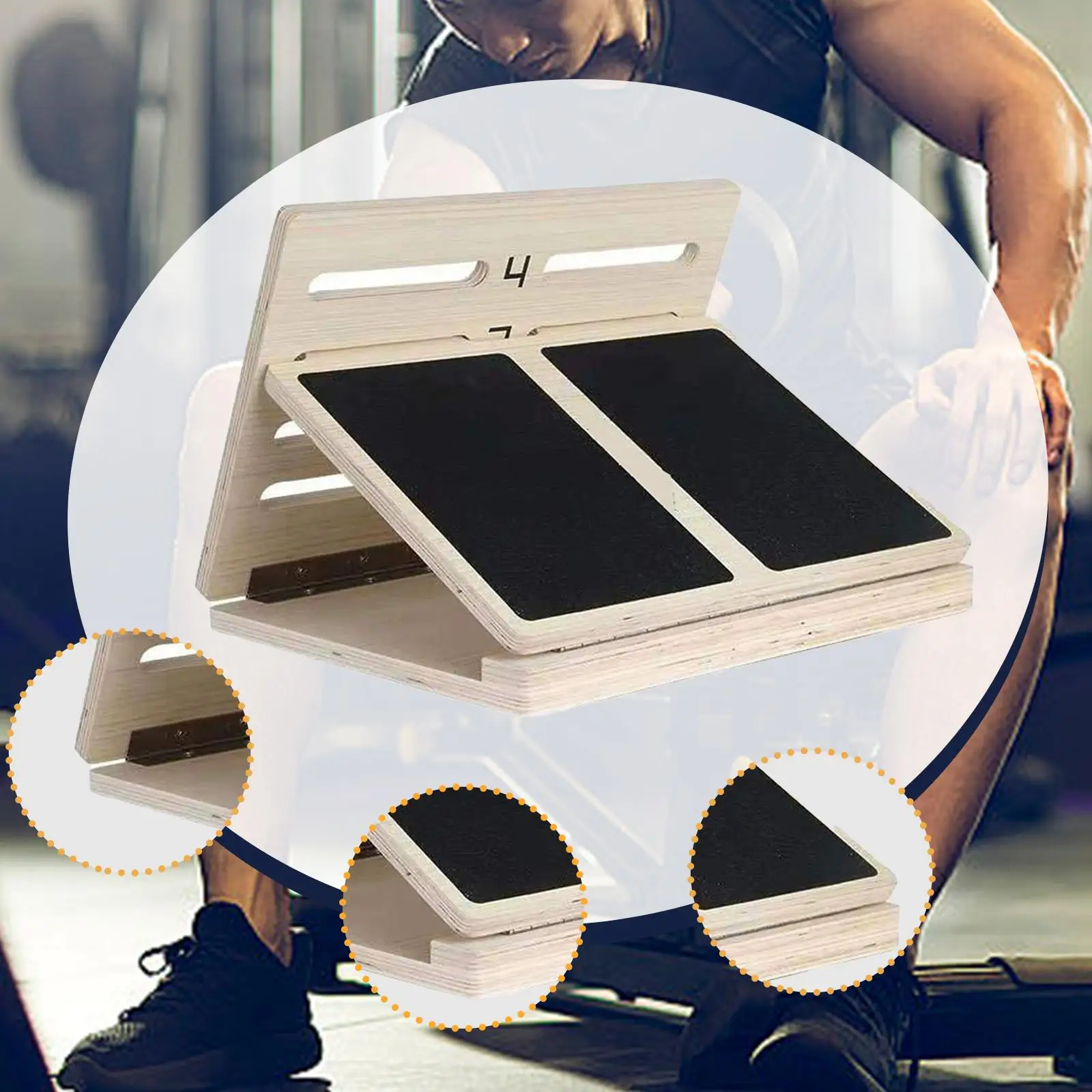 Wooden Slant Board Adjustable Incline Board Nonslip Calf Stretcher Professional for Pilates Ankle Home Gym Knees Practice
Wooden Slant Board Adjustable Incline Board Nonslip Calf Stretcher Professional for Pilates Ankle Home Gym Knees Practice