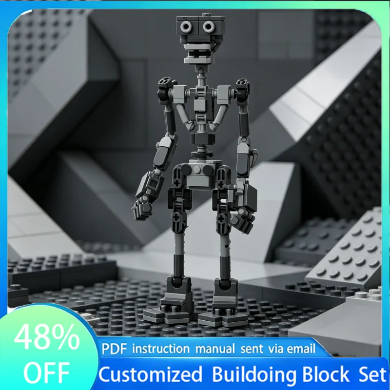 198Parts Game Character Endoskeleton Robots Model MOC Custom Building Blocks Kids Educational Creative DIY Assembly Toys Gifts
198Parts Game Character Endoskeleton Robots Model MOC Custom Building Blocks Kids Educational Creative DIY Assembly Toys Gifts