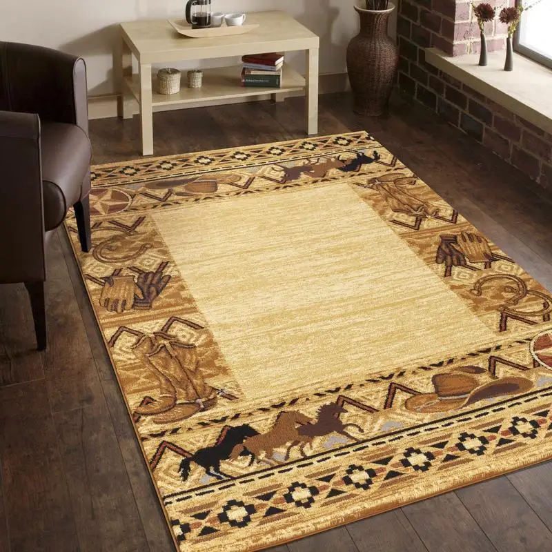 Southwest Area Rug 5 ft 3 in x 7 ft 3 in Beige Design
Southwest Area Rug 5 ft 3 in x 7 ft 3 in Beige Design
