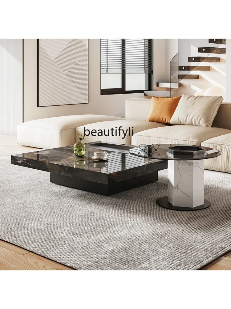 Light Luxury Minimalist Natural Marble Coffee Table Square Nordic Modern TV Cabinet Living Room Large Apartment
Light Luxury Minimalist Natural Marble Coffee Table Square Nordic Modern TV Cabinet Living Room Large Apartment