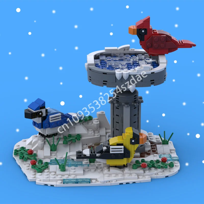 500pcs MOC Winter Bird bath Building Blocks Creative Children STEM STEAM Learning Hands-on ability up Christmas toy Gift
500pcs MOC Winter Bird bath Building Blocks Creative Children STEM STEAM Learning Hands-on ability up Christmas toy Gift