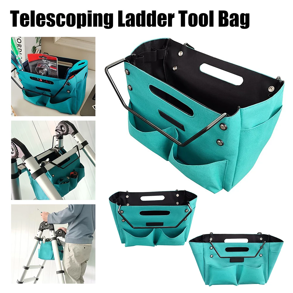 Сумка для инструментов с телескопической ручкой, удобная сумка для хранения инструментов с карманами, портативная сумка из ткани Оксфорд для ремонта и обслуживания
Сумка для инструментов с телескопической ручкой, удобная сумка для хранения инструментов с карманами, портативная сумка из ткани Оксфорд для ремонта и обслуживания