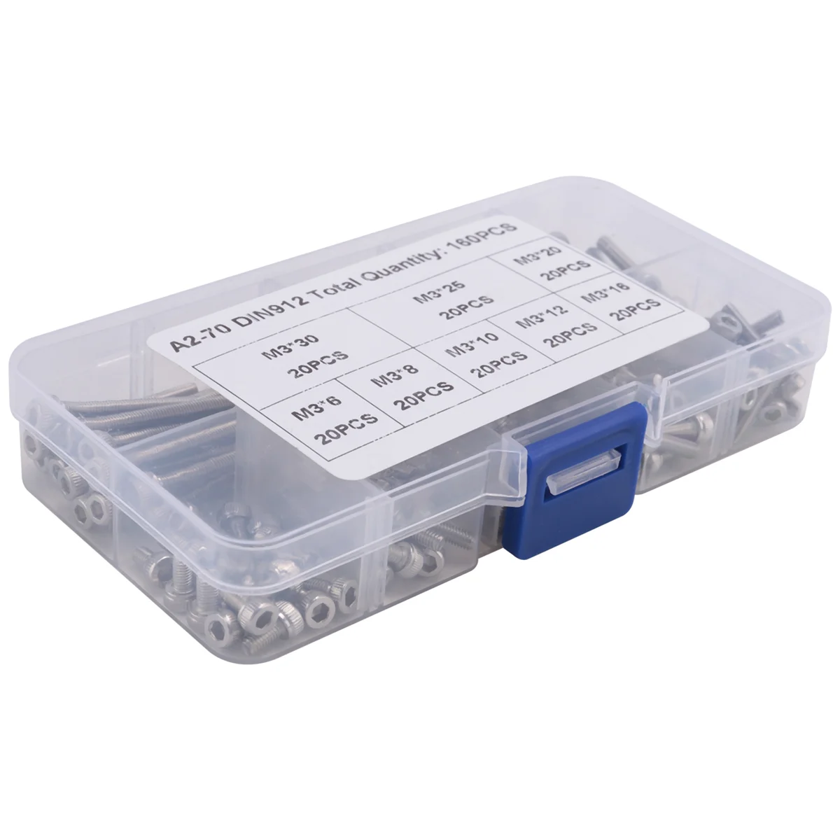 Screw160 Hexagon Screws 304 Stainless Steel Metric Thread Internal Hexagon M3 x 6 8 10 12 16 20 25 30 mm
Screw160 Hexagon Screws 304 Stainless Steel Metric Thread Internal Hexagon M3 x 6 8 10 12 16 20 25 30 mm