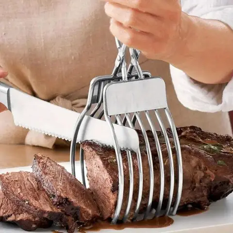 Manual Meat Slicer Onion Holder for Slicing Fruit Slicer Vegetable Slicer for Slicing Lemon Potato Cut Tomato Onion Cutter Stain