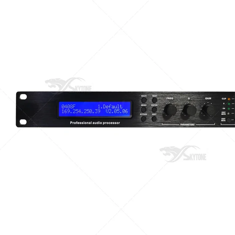 DSP0408 4 Inputs 8 Outputs DSP Professional Sound Digital Audio Processor
DSP0408 4 Inputs 8 Outputs DSP Professional Sound Digital Audio Processor