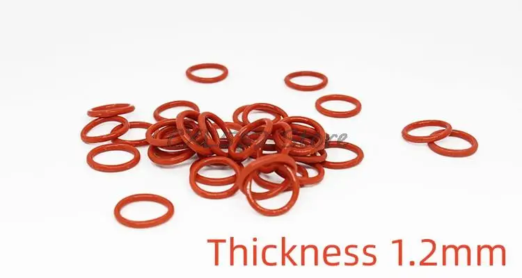 20/100Pcs OD 5/5.5/6/6.5/7/8/9/10/11/12/13/14/15~34x1.2mm Red VMQ Silicone O-Ring Sealing Ring Washer Gaskets
20/100Pcs OD 5/5.5/6/6.5/7/8/9/10/11/12/13/14/15~34x1.2mm Red VMQ Silicone O-Ring Sealing Ring Washer Gaskets