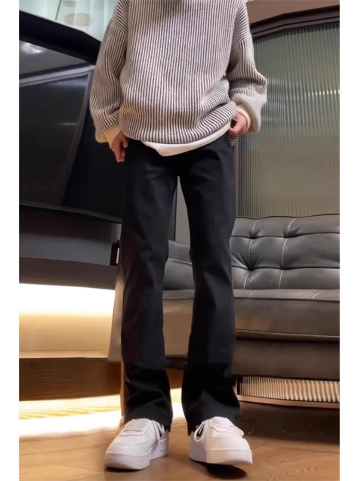 Elastic Slim Fit Fce Lined Denim Jeans Men's Autumn Winter High Waist Straight Leg Pants Long Trousers Youth Faion Trend
Elastic Slim Fit Fce Lined Denim Jeans Men's Autumn Winter High Waist Straight Leg Pants Long Trousers Youth Faion Trend