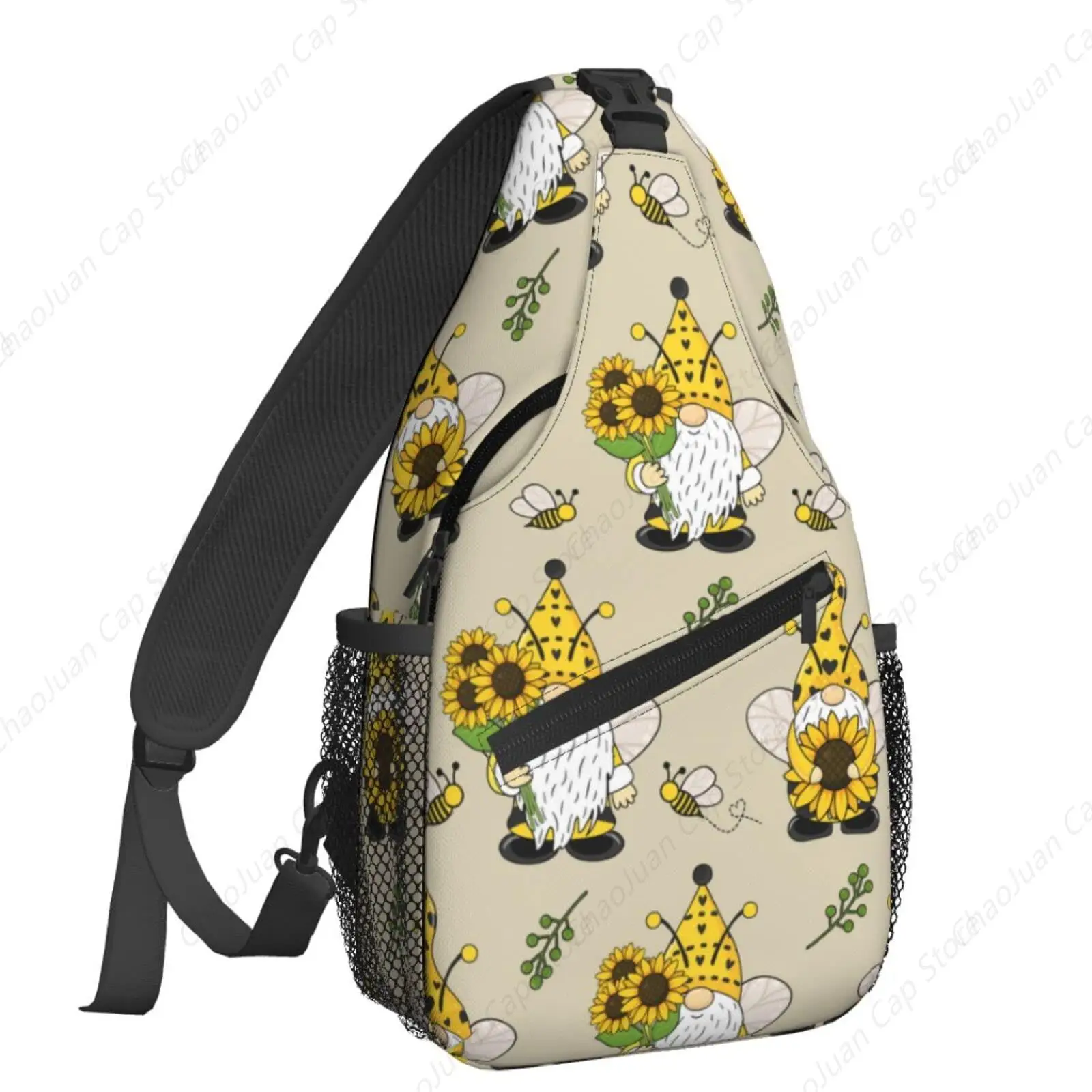 Gnomes Bees Sunflowers Sling Bag | Unisex Crossbody Shoulder Daypack | Men Women Chest Bag for Gym Cycling Travel
Gnomes Bees Sunflowers Sling Bag | Unisex Crossbody Shoulder Daypack | Men Women Chest Bag for Gym Cycling Travel