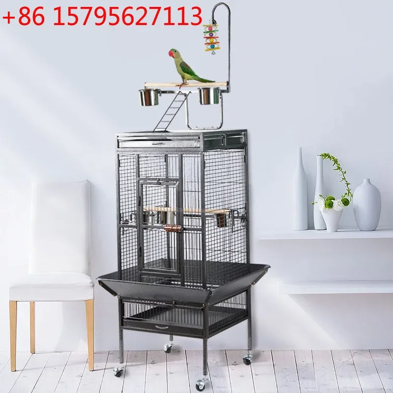 Boutique large Xuanfeng parrot special cage high-end villa bird cage
Boutique large Xuanfeng parrot special cage high-end villa bird cage