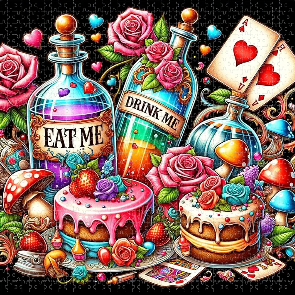 Adult 1024 Pieces Jigsaw Puzzle Flower Rose Cartoon Cake Stress Reducing Toys Holiday gift Perfect for DIY Creative Fun
Adult 1024 Pieces Jigsaw Puzzle Flower Rose Cartoon Cake Stress Reducing Toys Holiday gift Perfect for DIY Creative Fun